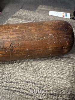 Vintage 1920s Charles Hollocher Spalding Autograph Model Baseball Bat No 200 32