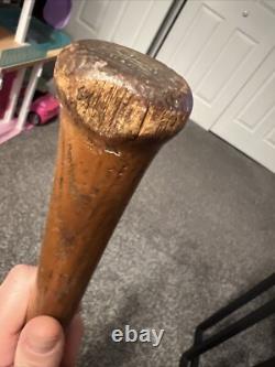 Vintage 1920s Charles Hollocher Spalding Autograph Model Baseball Bat No 200 32
