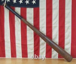 Vintage 1920s Derby Made Wood Baseball Bat Derby Ball Edwards Co. 33 Vermont
