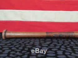 Vintage 1920s Edw. K. Tryon Co. Wood Baseball Bat American League 34 Model No. 64