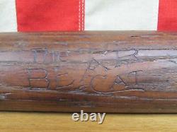 Vintage 1920s Goldsmith Wood Baseball Bat'The Bear Cat' Model No. 29 34 Antique