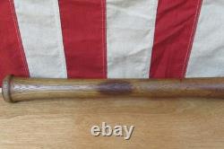 Vintage 1920s Hillerich & Bradsby'Champion' Wood Baseball Bat No. 8 Model 33 Vintage 1920s Hillerich & Bradsby'Champion' Wood Baseball Bat No. 8 Model 33