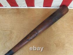 Vintage 1920s Hillerich & Bradsby Co. Wood Baseball Bat Big League Model F. T. 34