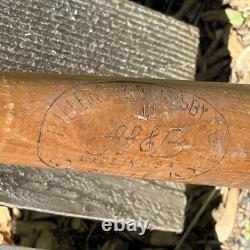 Vintage 1920s Hillerich & Bradsby Co. Wood Baseball Bat Duke Snider Model