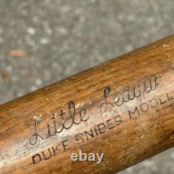 Vintage 1920s Hillerich & Bradsby Co. Wood Baseball Bat Duke Snider Model