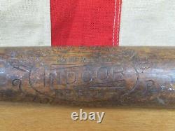 Vintage 1920s Hillerich & Bradsby Co. Wood Indoor Baseball Bat No. 52H 34 Antique