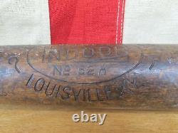 Vintage 1920s Hillerich & Bradsby Co. Wood Indoor Baseball Bat No. 52H 34 Antique