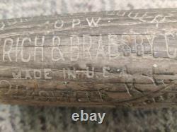 Vintage 1920s Hillerich & Bradsby Paul Waner Baseball Bat Rare Antique Collect