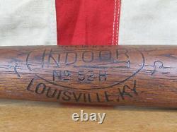 Vintage 1920s Hillerich & Bradsby Wood Indoor Baseball Bat Hickory 34 Antique