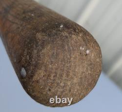 Vintage 1920s Lewistown I Slug Um Wood Baseball Bat RG Hower 35 Lewistown, PA