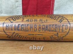Vintage 1920s Louisville Slugger Baseball Bat Babe Ruth Model Youth 40BRJ 31