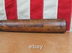 Vintage 1920s Louisville Slugger H&B Wood 125 Baseball Bat Thompson 35 Antique