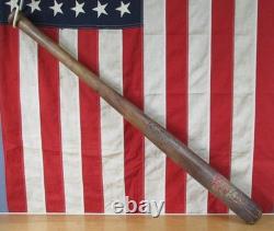 Vintage 1920s Louisville Slugger H&B Wood Baseball Bat 40HG Hank Gowdy Decal 35