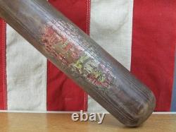 Vintage 1920s Louisville Slugger H&B Wood Baseball Bat 40HG Hank Gowdy Decal 35