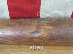 Vintage 1920s Louisville Slugger H&B Wood Baseball Bat 40HG Hank Gowdy Decal 35
