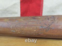 Vintage 1920s Louisville Slugger H&B Wood Baseball Bat 40KW Ken Williams 35