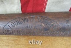 Vintage 1920s Louisville Slugger H&B Wood Baseball Bat Al H. Simmons HOF 32 40AS Vintage 1920s Louisville Slugger H&B Wood Baseball Bat Al H. Simmons HOF 32 40AS