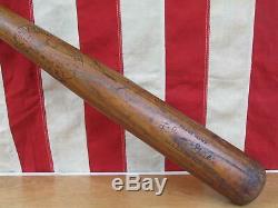 Vintage 1920s Louisville Slugger Wood Baseball Bat L. Goose Goslin HOF 34 Rare