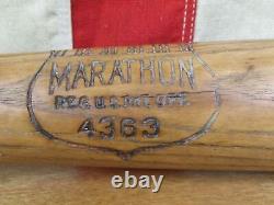 Vintage 1920s Marathon Wood Baseball Bat Professional Model 4363 Power Shot 34