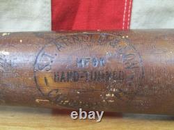 Vintage 1920s S. T. Arnold & Son Wood Hand Turned Baseball Bat 32 Carbondale, PA