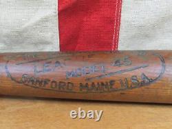 Vintage 1920s Sanford Bat Co. Wood Baseball Bat'League Model 45' B. Housey 33