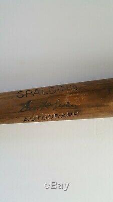 Vintage 1920s Spalding Wood Autograph Baseball Bat GEO H. SISLER 34
