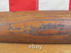Vintage 1920s Spalding Wood Baseball Bat 100J Diamond Ball Frank Schulte 32