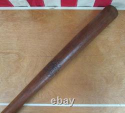 Vintage 1920s Spalding Wood Baseball Bat Diamond Ball Logo Hand Turned 34 Nice