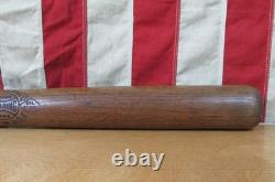 Vintage 1920s Spalding Wood Baseball Bat Diamond Ball Logo Hand Turned 34 Nice