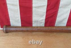 Vintage 1920s Spalding Wood Baseball Bat Diamond Ball Logo Hand Turned 34 Nice