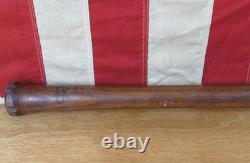 Vintage 1920s Spalding Wood Baseball Bat Ed Bing Miller Diamond Ball Logo 34