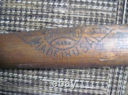 Vintage 1920s Spalding Wood Baseball Bat Fungo Model 200 F Diamond Ball Antique