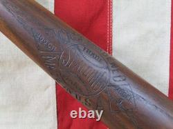 Vintage 1920s Spalding Wood Baseball Bat Model 1 Diamond Ball Logo 200CH 35