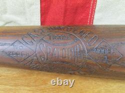 Vintage 1920s Spalding Wood Baseball Bat Model 1 Diamond Ball Logo 200CH 35