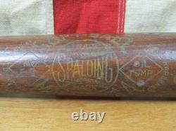 Vintage 1920s Spalding Wood Baseball Bat Softball No. 6B Diamond Ball Logo 34