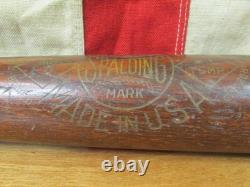 Vintage 1920s Spalding Wood Baseball Bat Softball No. 6B Diamond Ball Logo 34