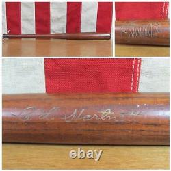 Vintage 1920s Spalding Wood Baseball Mini Bat C. L. Gabby Hartnett HOF 16 Cubs