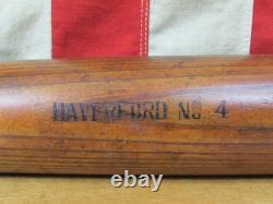 Vintage 1920s Spalding Wood Hand Turned No. 10 Baseball Bat Haverford No. 4 33 Vintage 1920s Spalding Wood Hand Turned No. 10 Baseball Bat Haverford No. 4 33