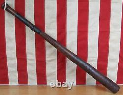 Vintage 1920s Trojan Sporting Goods Wood Baseball Bat No. 45 NYC Antique 32 Rare