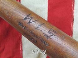 Vintage 1920s WLS World Largest Store Wood Baseball Bat Champion 36 Antique