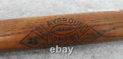 Vintage 1920s Wood Playground 44 Air Dried SPALDING Sport Baseball Bat RARE