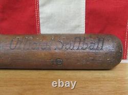 Vintage 1920s Zinn Beck Bat Co. Wood Baseball Bat No. 18 Official Softball 34