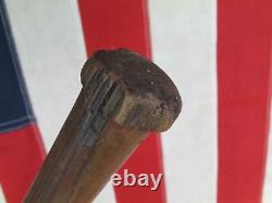 Vintage 1920s Zinn Beck Bat Co. Wood Baseball Bat No. 8 Ash Official Softball 34