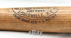 Vintage 1922-1925 Hillerich and Bradsby Baseball Bat Thick Handle Monster Bat