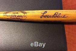 Vintage 1930 Louisville Slugger Mini Bat LOU BLUE St Louis Browns 6-8-1930