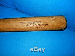 Vintage 1930's Al Simmons 36 Louisville Slugger 125 A. S. Baseball Bat