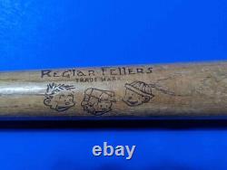 Vintage 1930's Kids Baseball Bat The Bear Cat Reglar Fellers Trade Mark Rf 164