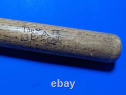Vintage 1930's Kids Baseball Bat The Bear Cat Reglar Fellers Trade Mark Rf 164