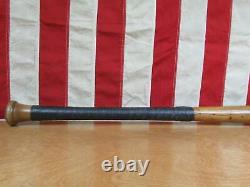 Vintage 1930s AJ Brecher Wood Baseball Bat No. 8 Professional 35 Powell, PA. Rare