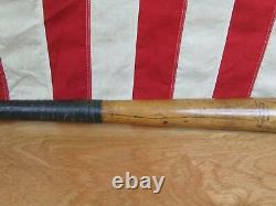 Vintage 1930s AJ Brecher Wood Baseball Bat No. 8 Professional 35 Powell, PA. Rare